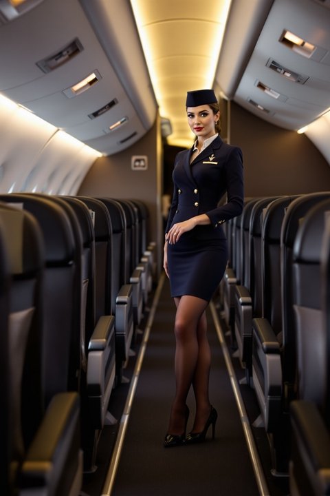 云端优雅·航空制服秀高清封面